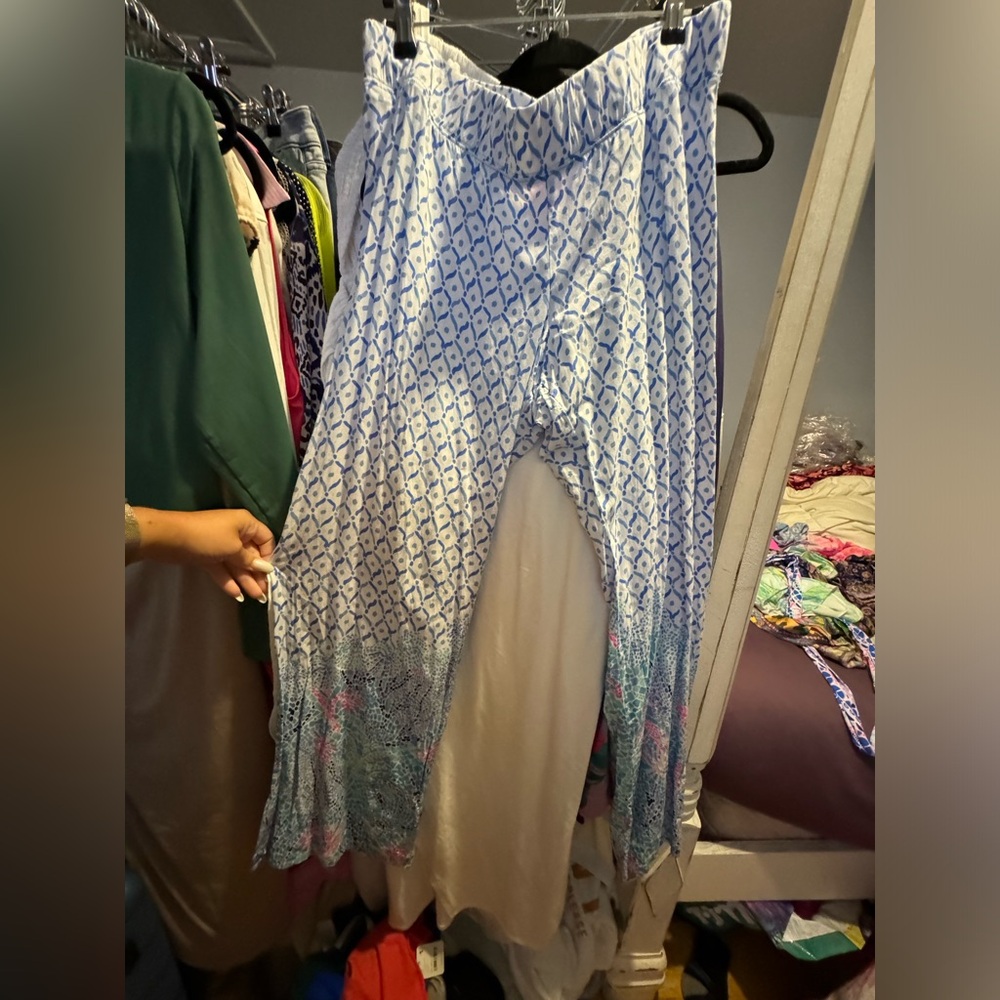EUC Lilly Pulitzer bal harbour palazzo pant size XL